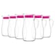 image 1 of LAV Misket Glass Water Jugs with Silicone Lid - 1.8L - Pack of 6