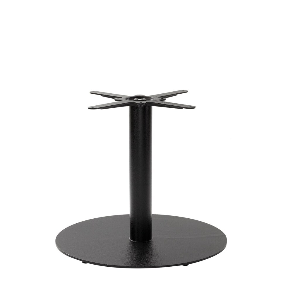 Black Cast Iron Round Table Base - Large - Height - 730 mm Black