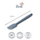 image 2 of Zeal Small Silicone Baking Spatula with Flexible Tip, Provence Blue