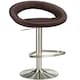 image 1 of Lunar Adjustable Bar Stool - Brown Brown