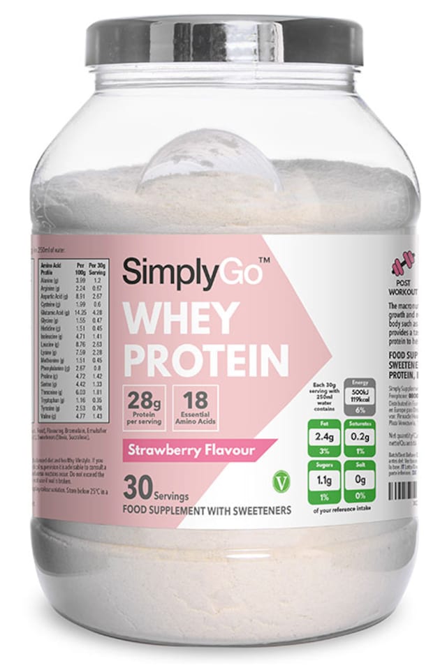 image 1 of Strawberry Whey Protein Powder