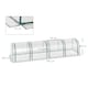 image 5 of Outsunny Tunnel Greenhouse Steel Frame for Garden w/ Zipper Doors