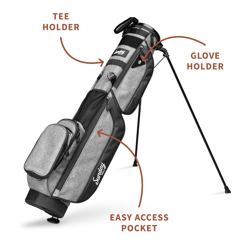 image 1 of Loma XL Golf Bag - Heather Grey
