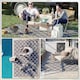 image 5 of Outsunny Reversible Waterproof Outdoor Rug W Carry Bag, 182 x 274 cm | Grey | Grey and White | 182 x 274 x 0.3cm