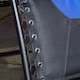 image 7 of Luxury Padded Multi Position Zero Gravity Garden Relaxer Chair Lounger in Blue & Black
