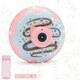 image 1 of Donut Bubble Camera for Kids - Automatic Bubble Gun with Lights and Music – Fun Outdoor Bubble Machine for Birthdays and Parties (Blue/Pink)