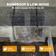 image 9 of Outsunny Door Canopy Outdoor Awning Rain Shelter for Window Porch 303x96 Clear Clear | Clear