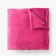 image 4 of OHS Faux Fur Super Soft Waffle Throw - Hot Pink Pink | 200CMx240CM