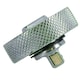 image 5 of 1/4in Drive Palm Ratchet Wrench Thumb Wheel Socket Holder Knurled Grip