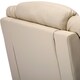 image 5 of Chester Electric Bonded Leather Automatic Recliner Heat & Massage Chair (Cream)