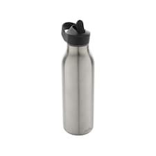 Avira Ara Flip Top Recycled Stainless Steel 500ml Water Bottle - Silver - One Size Silver | One Size