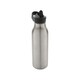 image 1 of Avira Ara Flip Top Recycled Stainless Steel 500ml Water Bottle - Silver - One Size Silver | One Size
