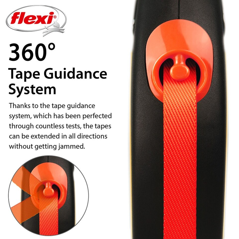 image 1 of Flexi New Neon Tape M Orange 5m 1-25kg