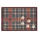 image 1 of Howler & Scratch Mat Plaid Paws 50x75 Door Mat