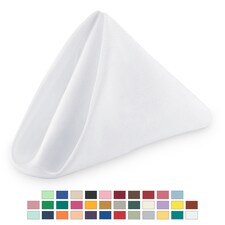 1pc Polyester Table Napkins, Wrinkle-Resistant Cloth Napkin - 20 Inch