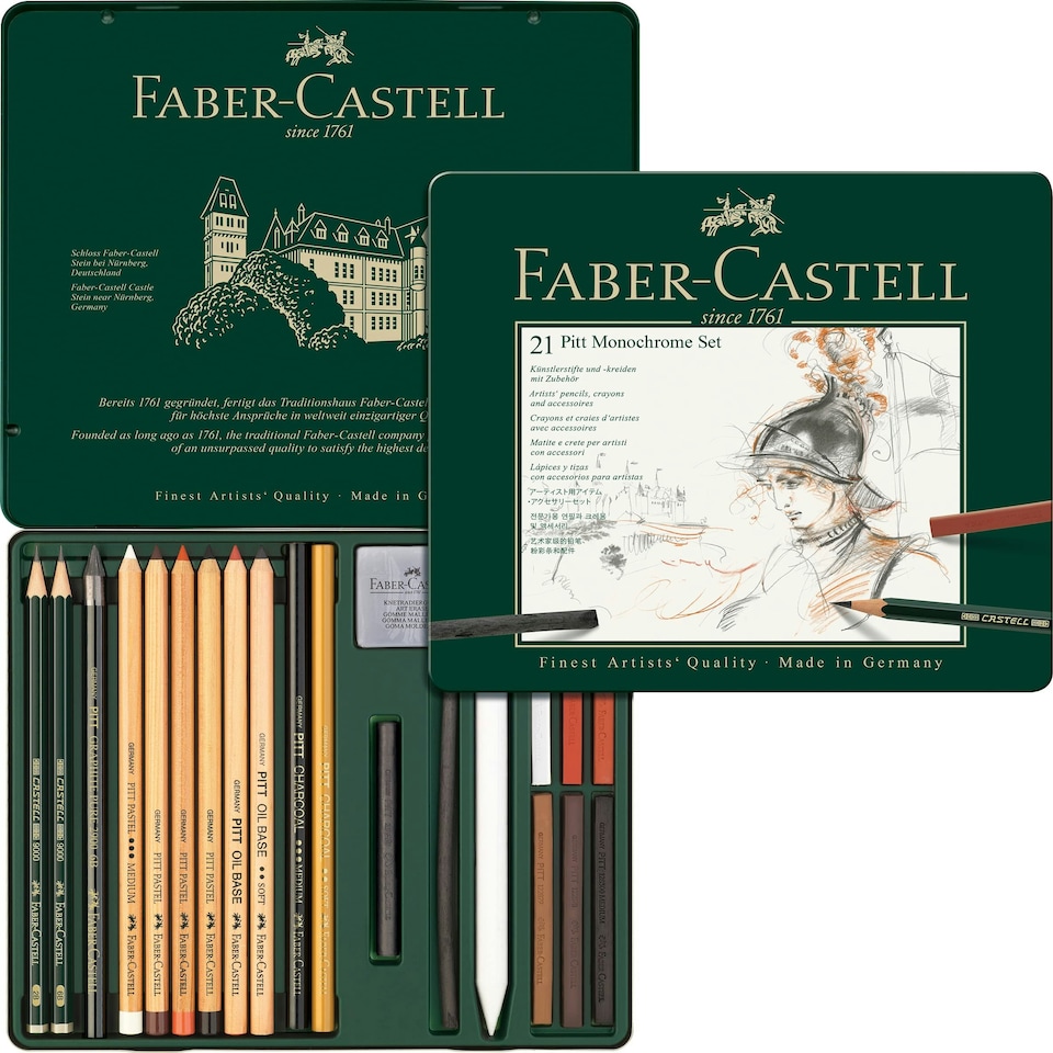 Faber-Castell - PITT Monochrome Graphite Set Medium