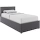 image 10 of Vida Designs Veronica Single Lift Up Linen Ottoman Storage Bed Frame, Dark Grey