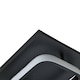 image 3 of Matt Black 3000K Square LED Ceiling Strip Light Fitting | Black | Black | 1