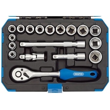 Draper 3/8" Socket Set 18Pc - 16359