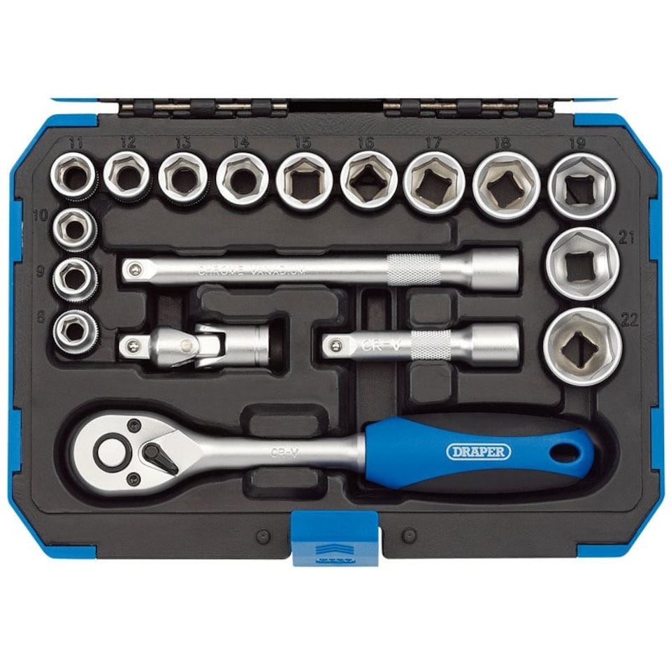 Draper 3/8" Socket Set 18Pc - 16359