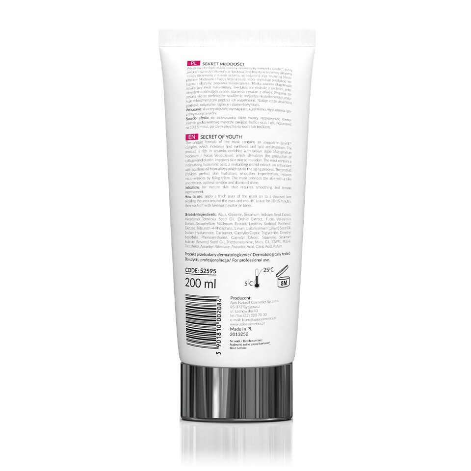 image 1 of Apis Professional Secret of Youth Intensively Filling and Tensing Mask with Linefill™ Formula 200ml