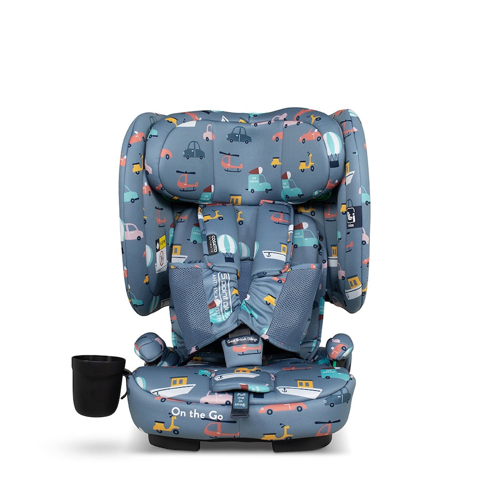 image 1 of Cosatto On The Go iSize Travel Car Seat Lightweight Foldable Booster, Quick Fit, R129 Safety