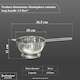 image 2 of Buckingham Colander / Strainer Hemisphere Stainless Steel Base 18 cm.