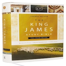 The King James Study Bible Hardcover Full-color Edition