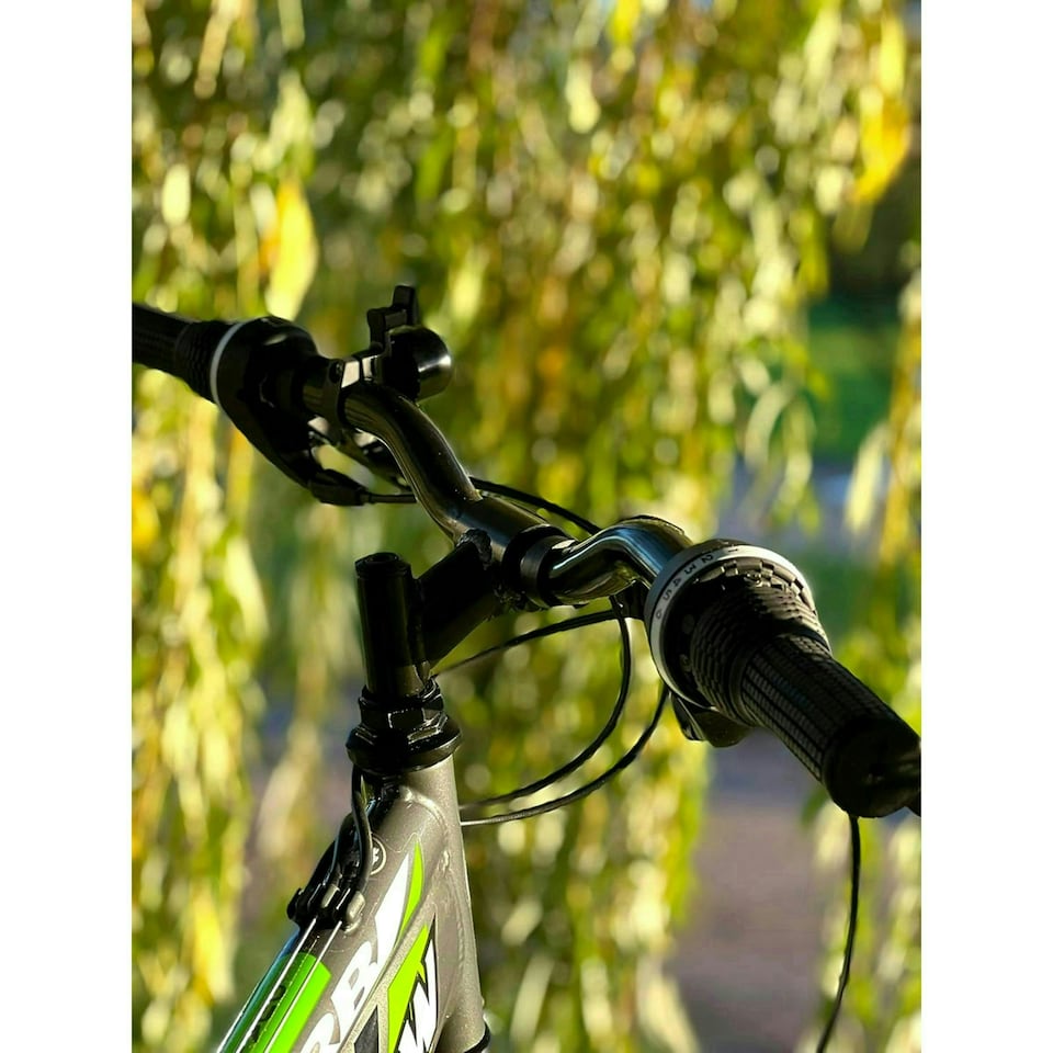 image 1 of Dallingridge Crossbow Junior Full Suspension Mountain Bike 24" Wheel - Graphite/Lime
