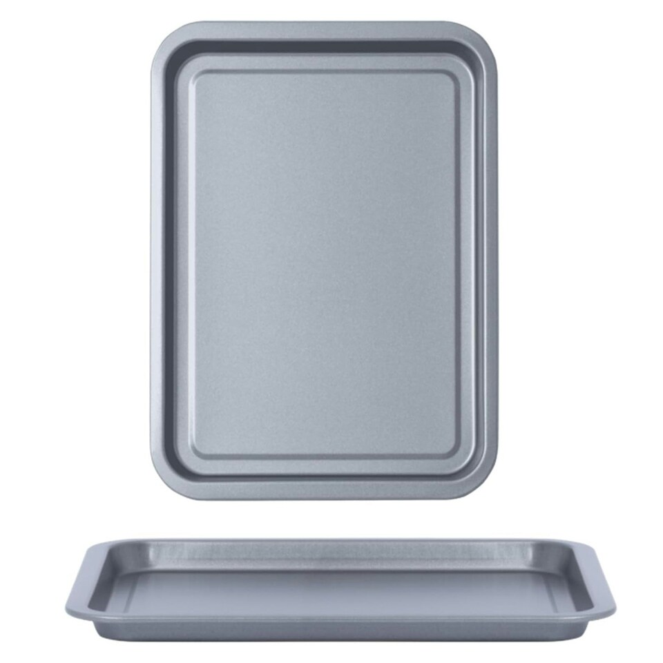 image 1 of 2 x Large 31cm Rectangular Non-Stick Oven Baking Trays