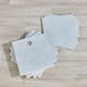 image 4 of Foldable Canvas Storage Folding Box Fabric Cube Cloth Bag 4 Piece Set | Cream