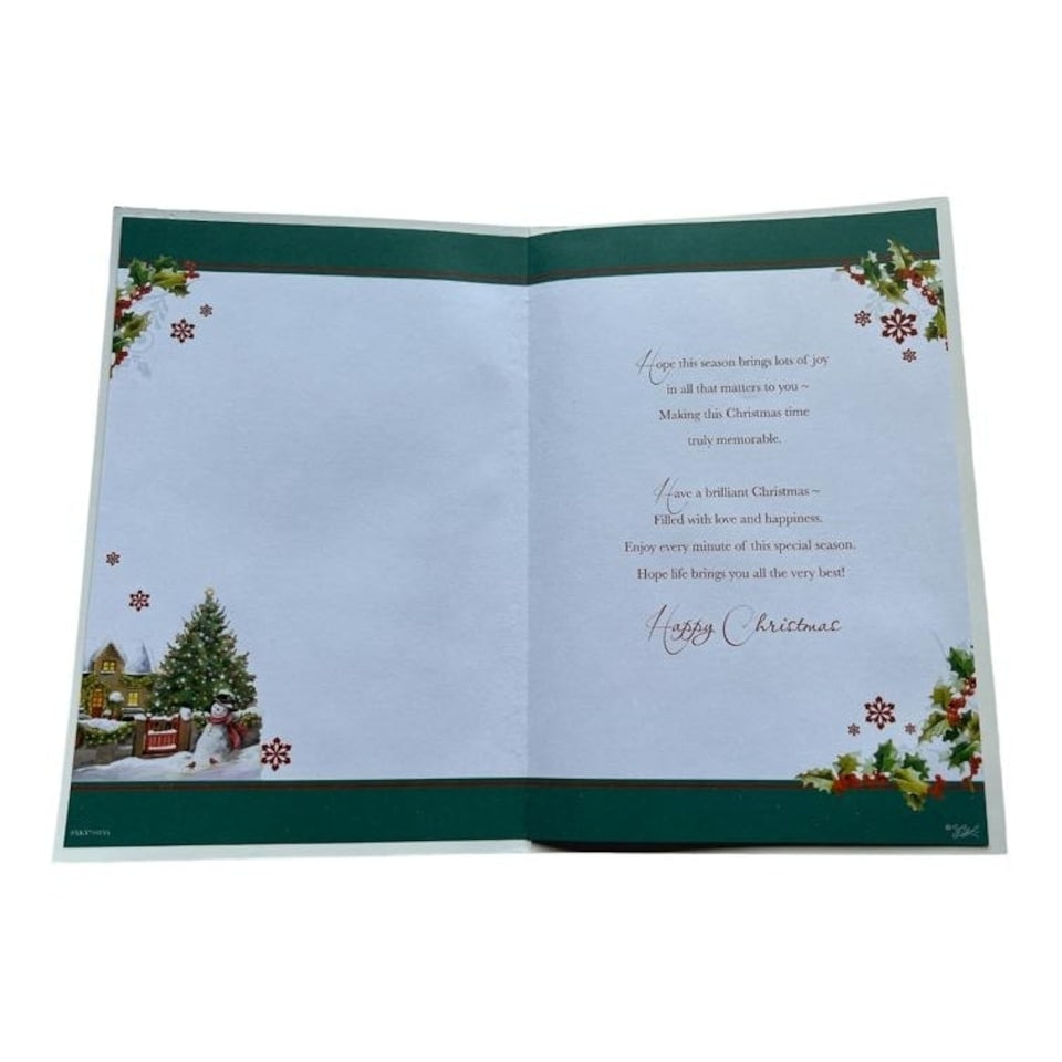image 1 of To Brother And Family Christmas Card with a Keepsake Card