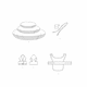 image 3 of Simplicity 9510 Paper Sewing Pattern – Petss Accessories, A (All Sizes in One Envelope), Easy