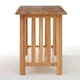 image 3 of Interiors by Premier Contemporary Rectangular Console Table, Natural Wood Console Table, Modern Wood Hallway Console Table Cream