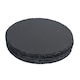 image 1 of Argon Tableware Round Slate Placemats - 30cm - Pack of 6 | Black | Natural