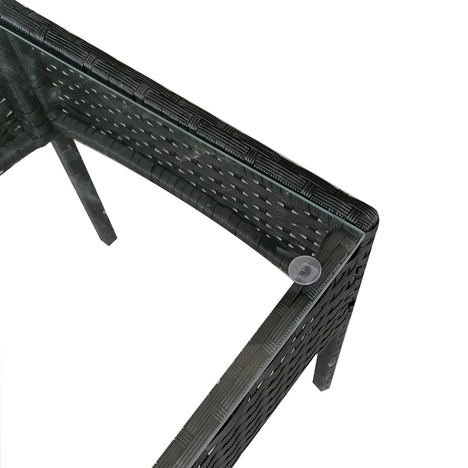 image 1 of MCC DIrect Rattan Sofa Chairs and Table Outdoor Patio Garden Furniture Bistro Set Roger