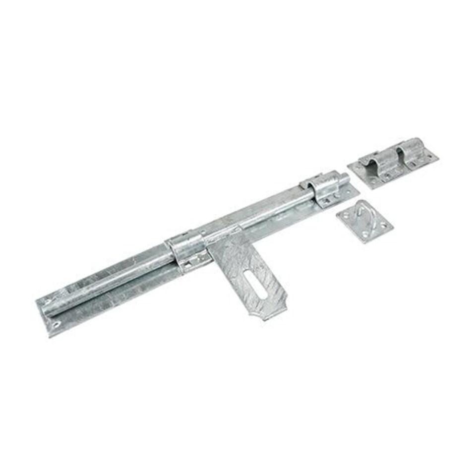 Timco - Heavy Cross Pattern Door Bolt - Hot Dipped Galvanised (Size 18" - 1 Each)