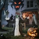 image 8 of HOMCOM Voice Activated Halloween Animatronics Skeleton, Battery Operated