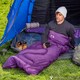 image 2 of Envelope Sleeping Bag 2 Season Single Adult Outdoor Camping 200gsm Trail | Purple | Single | 1
