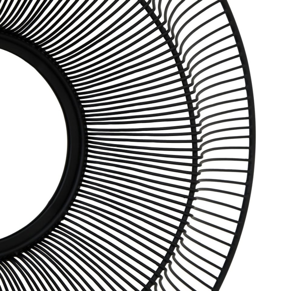 image 1 of Chico Wire Mirror - Glass - L10 x W61 x H61 cm - Black | Black