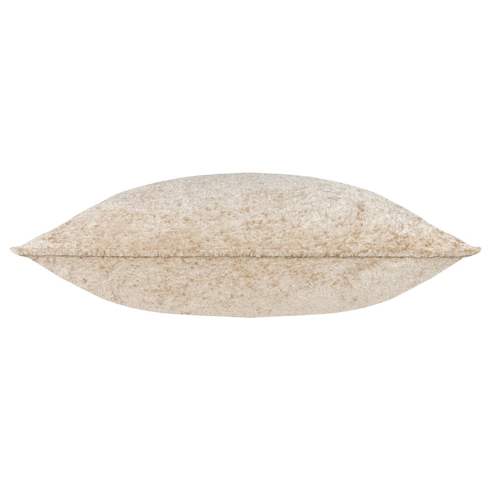 image 1 of Paoletti Lustre Velvet Cushion | Cream | Champagne
