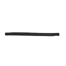 Kincade Raised Padded Leather Browband - Black - Pony