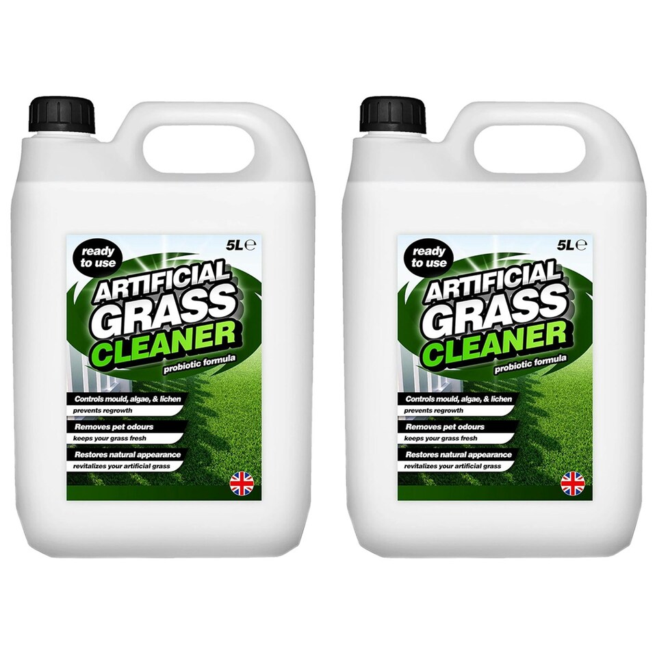 image 1 of 2 x 5L Artificial Grass Cleaner Controls Mould Algae & Lichen Revitalizes & Restores