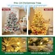 image 8 of COSTWAY 4.5FT Pre-Lit Artificial Christmas Snow-flocked Xmas Tree Green | One Size