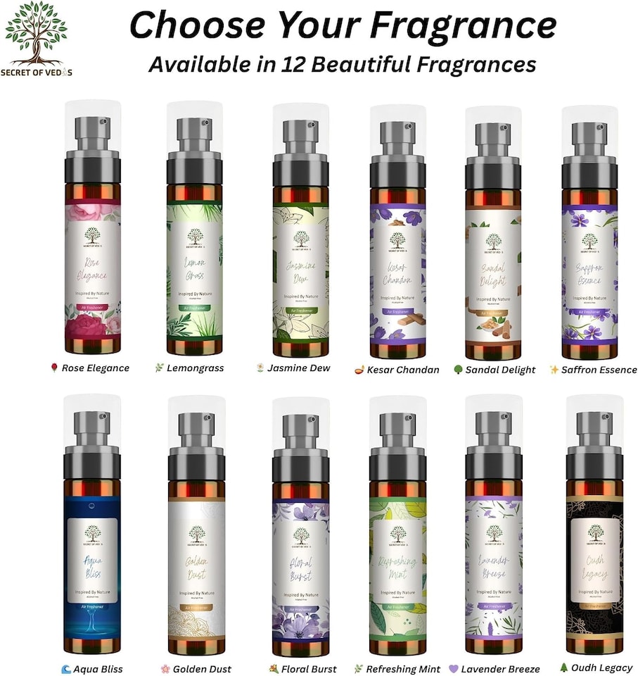 image 1 of Aqua Bliss Air Freshener Spray 100ml – Fresh Clean Room Fragrance for Home & Bathroom