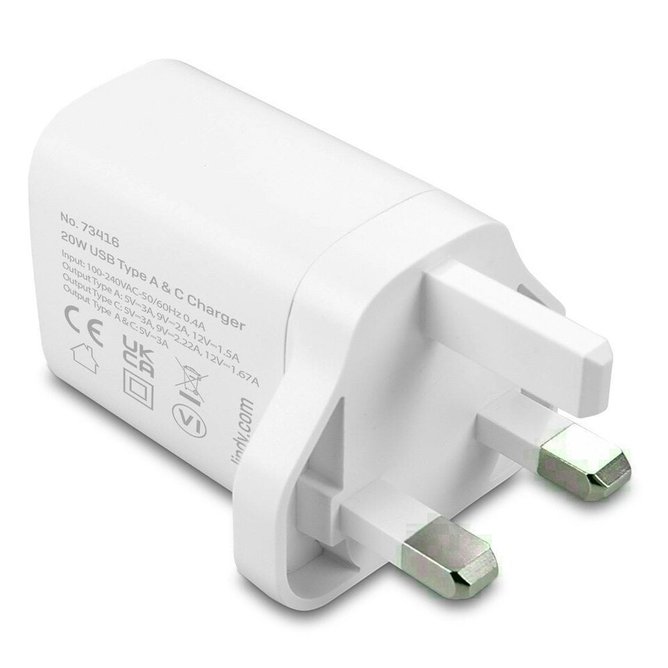 image 1 of 20W USB Type A & C Charger