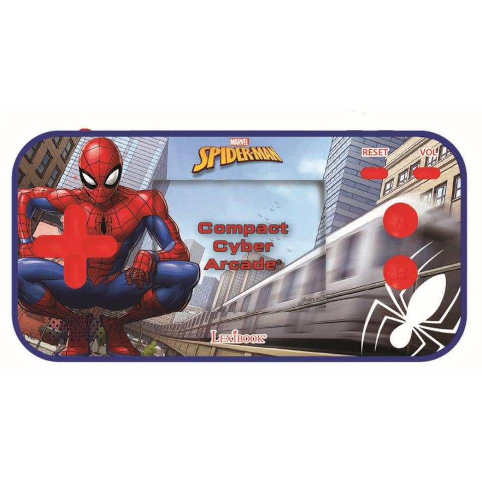 image 1 of Lexibook JL2367SP Spider-Man Handheld Console Compact Cyber Arcade 150 Games