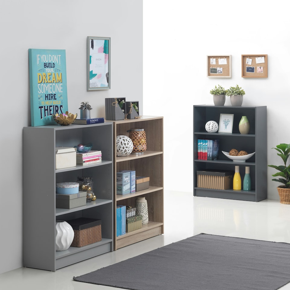 image 1 of Low Wide Bookcase