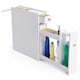 image 1 of VonHaus Holbrook White Slim Bathroom Storage Unit with Drawers