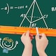 image 5 of Non-Magnetic Classroom 100cm Plastic Ruler